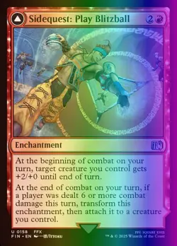 MTG Sidequest: Play Blitzball (158/764) Final Fantasy NM FOIL - Image 1