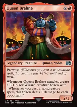 MTG Magic the Gathering Queen Brahne (149/764) Final Fantasy NM - Image 1