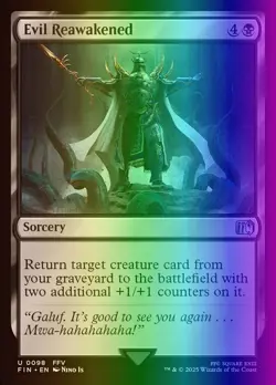 MTG Magic the Gathering Evil Reawakened (98/764) Final Fantasy NM FOIL - Image 1