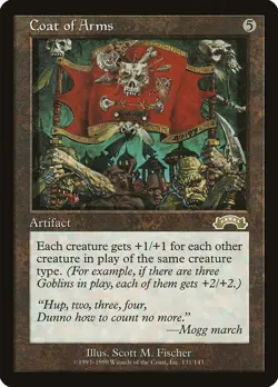MTG Magic the Gathering Coat of Arms (131/143) Exodus HP - Image 1