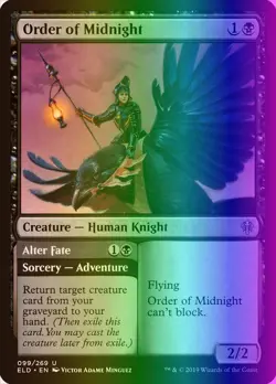 MTG Magic the Gathering Order of Midnight (99/537) Throne of Eldraine LP FOIL - Image 1