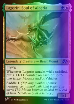 MTG Magic the Gathering Lagorin, Soul of Alacria (211/579) Aetherdrift LP FOIL - Image 1