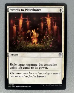 MTG - Swords to Plowshares | Commander: Bloomburrow | 0109 | LP - Image 1