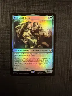 The Earth King FOIL #0172 MTG Avatar: The Last Airbender Magic The Gathering NM - Image 1