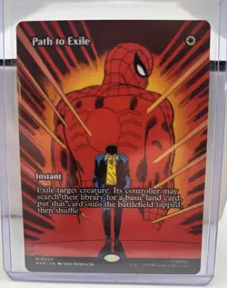 Path to Exile Full Art 0004 Marvel’s Spider-Man MTG Nonfoil - Image 1