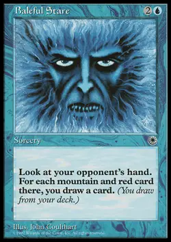 Magic the Gathering MTG Baleful Stare (42) Portal LP - Image 1
