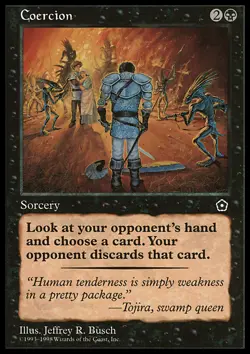 Magic the Gathering MTG Coercion (66) Portal Second Age NM - Image 1