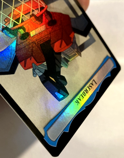 MTG Laserbeak Powerstone 001/007 Double-Sided *FOIL* Token The Brothers' War NM - Image 4