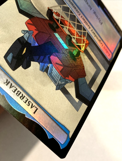 MTG Laserbeak Powerstone 001/007 Double-Sided *FOIL* Token The Brothers' War NM - Image 5