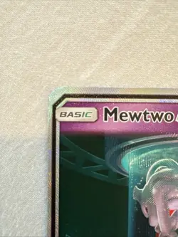 Pokemon Mewtwo GX Secret Rare 78/73 Shining Legends Holo Card HP 190 - Image 3