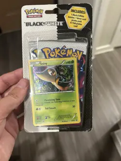 Pokemon TCG Black & White Snivy Promo Booster Foil Sealed Pack 2011 - Image 1