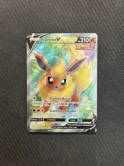 Pokemon TCG Flareon V 169/203! NM Condition! See Description! - Image 1