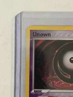 2005 Pokemon Unown (O) EX Unseen Forces O/28 - Holo Basic - Image 2