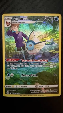 Pokemon Vaporeon TG02/TG30 Brilliant Stars - Image 1