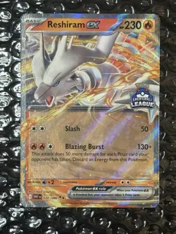 Pokemon Reshiram ex 020/086 Great Ball League Winner Exclusive Asia Promo - Image 1