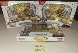 Pokemon TCG Scarlet & Violet 151 Zapdos EX Collection Box NEW SEALED (1) - Image 2