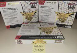 Pokemon TCG Scarlet & Violet 151 Zapdos EX Collection Box NEW SEALED (1) - Image 3