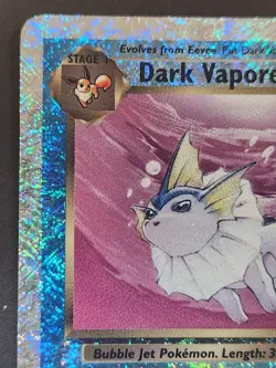 Dark Vaporeon 9/110 Legendary Collection Reverse Holo Pokemon Card TCG - Image 4