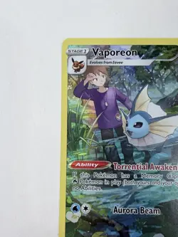 Pokemon TCG Vaporeon TG02/TG30 Swsh09: Brilliant Stars Trainer Gallery Holo E - Image 4