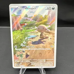 Pokemon Paldean Wooper Me02: Phantasmal Flames IR Holo 102/094 60 HP - Image 1