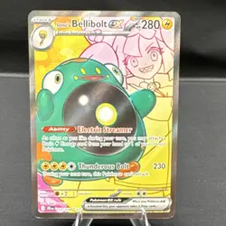 Pokemon Iono's Bellibolt EX SV09 Ultra Rare Full Art Holo 172/159 JTG - Image 1