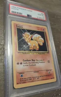 pokemon base set psa 10 Vulpix English Vintage 1999 - Image 1
