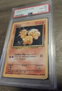 pokemon base set psa 10 Vulpix English Vintage 1999 - Image 2