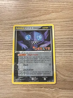 Sableye 23/107 2005 EX Deoxys Pokemon TCG Reverse Holo Rare Stamped 2005 - Image 3