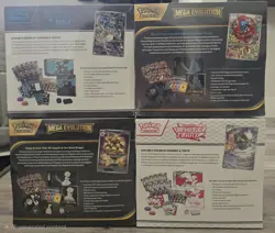 Pokemon Elite Trainer Box Lot of 4 Black Bolt White Flare Mega Evolution ETB - Image 2
