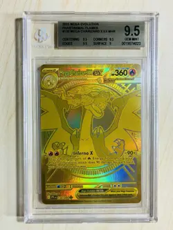 2025 Pokemon Phantasmal Flames Mega Charizard X EX MHR 130/094 - BGS 9.5 - Image 1