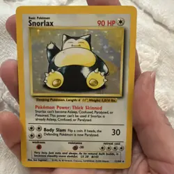 Wizards of the Coast Snorlax 11/64 Jungle Holo Rare Pokemon TCG English Vintage - Image 1