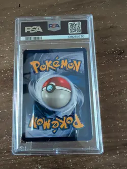 Vaporeon 12/64 Holo Rare Pokemon 1999 Jungle PSA 7 NM - Image 2