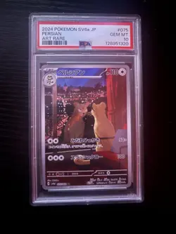 POKEMON TCG PERSIAN SV6A NIGHT WANDERER ART RARE HOLO 075/064 JAPANESE PSA 10 - Image 1