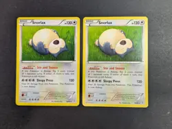 Pokemon Snorlax x2 XY: Generations 58/83 LP - Image 1