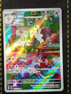 2023 POKEMON SVI EN-SCARLET & VIOLET ILLUSTRATION RARE #212 KIRLIA - Image 1