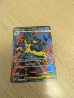 Pokemon TCG Mega Evolution Lucario EX 160/132 Full Art - Image 1
