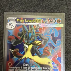 Pokemon TCG Mega Evolution Lucario EX 160/132 Full Art - Image 2