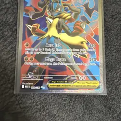 Pokemon TCG Mega Evolution Lucario EX 160/132 Full Art - Image 3