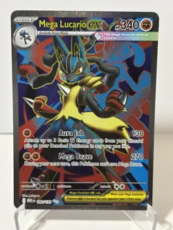 Mega Lucario ex 160/132 - Ultra Rare - Mega Evolution - Pokemon TCG - Image 1