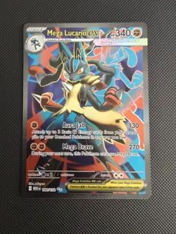 Pokemon TCG Mega Evolution Lucario EX 160/132 Full Art Ultra - Image 1