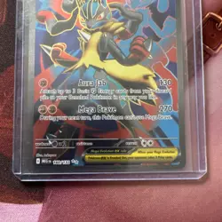 MEGA LUCARIO EX 160/132 ULTRA RARE MEGA EVOLUTION POKEMON - Image 3