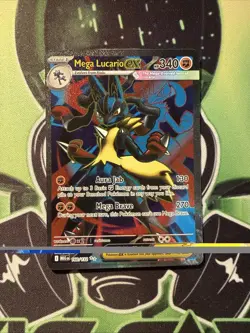 Pokemon TCG Mega Evolution Lucario EX 160/132 Full Art Ultra Rare NM - Image 1
