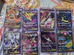 Pokemon TCG Mega Evolution Lucario EX 160/132 Bundle 8 Cards - Image 1