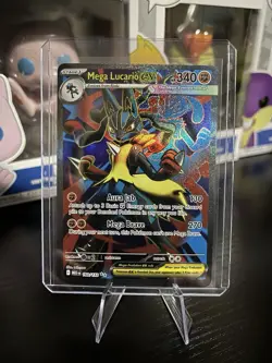 Mega Lucario ex 160/132 - Ultra Rare Full Art Holo - Pokemon Mega Evolution - NM - Image 3