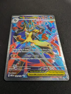 Pokemon TCG Mega Lucario EX 160/132 Mega Evolution Ultra Rare Near Mint - Image 2