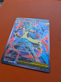 Pokemon TCG Mega Evolution Mega Lucario EX 160/132 Ultra Rare Card - Image 2