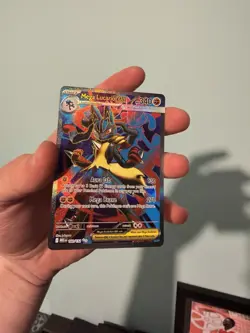 Pokemon TCG Mega Evolution Mega Lucario EX 160/132 Ultra Rare Card - Image 1