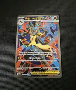 Pokemon TCG: Mega Lucario EX 160/132 Mega Evolution - Near Mint - Image 1