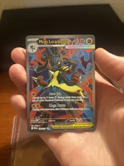 Pokemon TCG Mega Evolution Mega Lucario EX 160/132 Ultra Rare Card Near Mint NM - Image 4