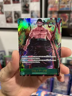 One Piece Roronoa Zoro Alt Art OP06-118 Alt Art Japanese NM - Image 1